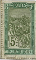 5 Centimes Zébu MADAGASCAR  1916 P.016 SPL