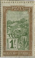 1 Franc Zébu MADAGASCAR  1916 P.020 pr.NEUF
