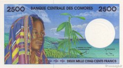 2500 Francs Fauté COMORES  1997 P.13s NEUF