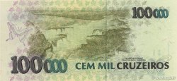 100 Cruzeiros Reais sur 100000 Cruzeiros BRÉSIL  1993 P.238 NEUF