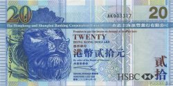 20 Dollars HONG KONG  2003 P.207a NEUF
