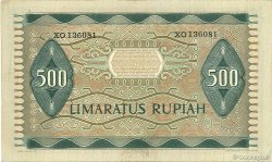 500 Rupiah INDONÉSIE  1952 P.047 TTB+