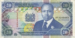 20 Shillings KENYA  1993 P.31a TTB+