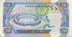 20 Shillings KENYA  1993 P.31a TTB+