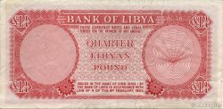 1/4 Pound LIBYE  1963 P.23a TTB+