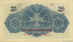 1 Shilling sur 2 Shillings MALTE  1940 P.15 pr.NEUF