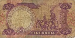 5 Naira NIGERIA  1980 P.20c B+