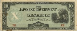 10 Pesos PHILIPPINES  1942 P.108b TTB