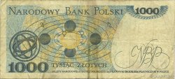1000 Zlotych POLOGNE  1982 P.146c TB