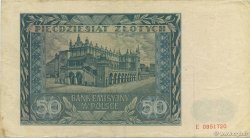 50 Zlotych POLOGNE  1941 P.102 TTB