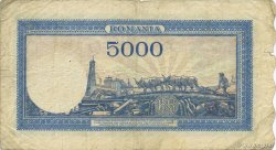 5000 Lei ROUMANIE  1945 P.055v TB