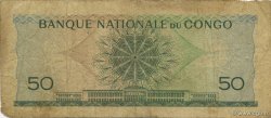 50 Francs CONGO (RÉPUBLIQUE)  1962 P.005a pr.TB