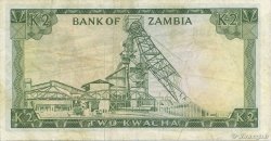 2 Kwacha ZAMBIE  1969 P.11c TTB