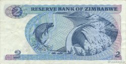 2 Dollars ZIMBABWE  1983 P.01b TTB+