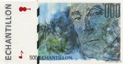 500 Francs CURIE Échantillon FRANCE regionalism and miscellaneous  1990  UNC