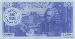 10 Francs Voltaire Scolaire FRANCE Regionalismus und verschiedenen  1964 