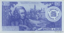 10 Francs Voltaire Scolaire FRANCE regionalismo y varios  1964  SC+