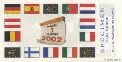 100 Euro Spécimen FRANCE régionalisme et divers  1998  NEUF