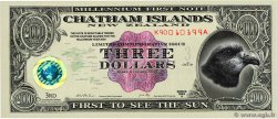 3 Dollars CHATHAM ISLANDS  1999 