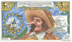 5 Ecu FRANCE régionalisme et divers  1995  pr.NEUF