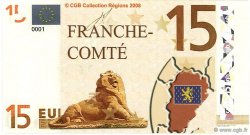 15 Euro FRANCE regionalism and various  2008 