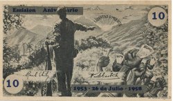 10 Pesos CUBA  1958  pr.NEUF
