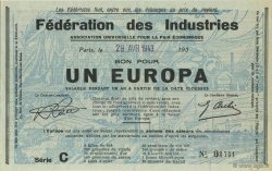 1 Europa FRANCE régionalisme et divers  1943  SUP