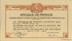 180 Francs FRANCE régionalisme et divers  1915  TTB+
