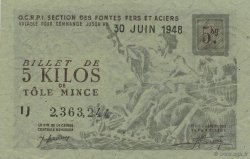 5 Kilos FRANCE régionalisme et divers  1940  SUP