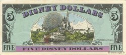 5 Disney dollars ÉTATS-UNIS D