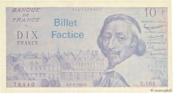 10 Francs Richelieu Scolaire FRANCE régionalisme et divers  1961  SUP
