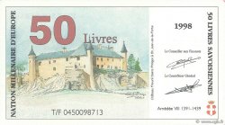 50 Livres Savoisiennes Spécimen FRANCE régionalisme et divers  1998  NEUF