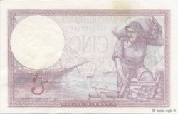 5 Francs FEMME CASQUÉE modifié FRANKREICH  1939 F.04.10 VZ to fST