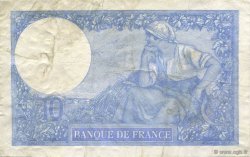 10 Francs MINERVE FRANCE  1922 F.06.06 TB