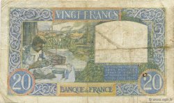 20 Francs TRAVAIL ET SCIENCE FRANCE  1940 F.12.10 pr.TB