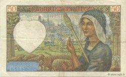 50 Francs JACQUES CŒUR FRANCE  1941 F.19.17 pr.SUP