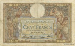 100 Francs LUC OLIVIER MERSON grands cartouches FRANCE  1937 F.24.16 B