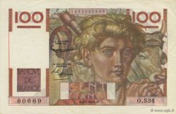 100 Francs JEUNE PAYSAN FRANCIA  1953 F.28.36