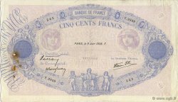500 Francs BLEU ET ROSE modifié FRANCE  1938 F.31.14 TB+