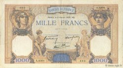 1000 Francs CÉRÈS ET MERCURE type modifié FRANCE  1939 F.38.34 TTB
