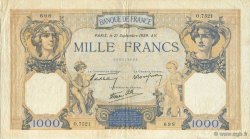 1000 Francs CÉRÈS ET MERCURE type modifié FRANCE  1939 F.38.37 TTB