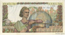 10000 Francs GÉNIE FRANÇAIS FRANCIA  1952 F.50.60
