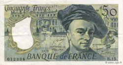 50 Francs QUENTIN DE LA TOUR FRANCE  1979 F.67.04 pr.SUP