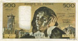 500 Francs PASCAL FRANCIA  1968 F.71.01