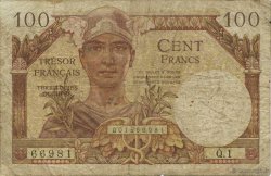 100 Francs TRÉSOR FRANCAIS FRANCE  1947 VF.32.01 B