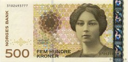 500 Kroner NORVÈGE  2000 P.51b NEUF