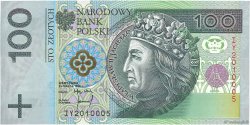 100 Zlotych POLAND  1994 P.176a UNC