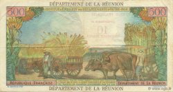 10 NF sur 500 Francs Pointe à Pitre ÎLE DE LA RÉUNION  1971 P.54b TTB