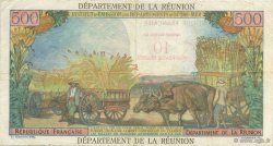 10 NF sur 500 Francs Pointe à Pitre ÎLE DE LA RÉUNION  1971 P.54b TTB+