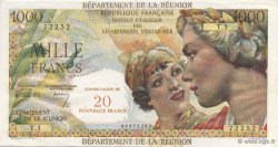 20 NF sur 1000 Francs Union Française ÎLE DE LA RÉUNION  1967 P.55a SPL